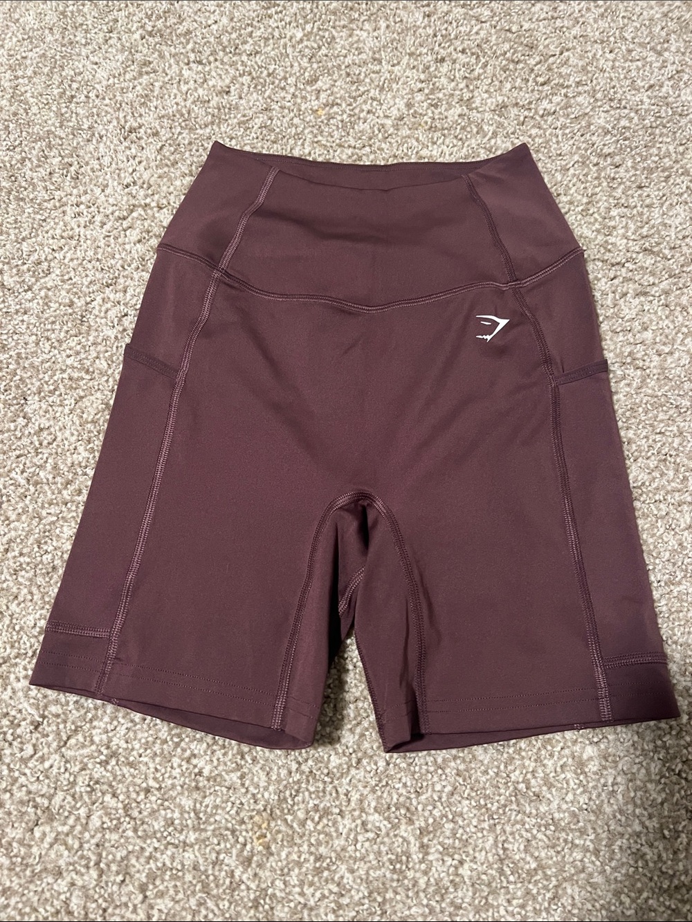 Gymshark Women’s High-Waist Bike Shorts — Brown